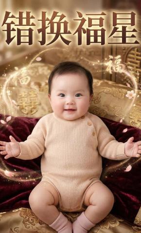 短剧《错换福星》海报