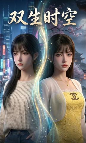 短剧《双生时空》海报