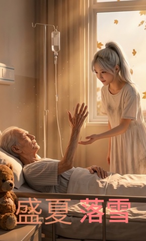 短剧《盛夏落雪》海报