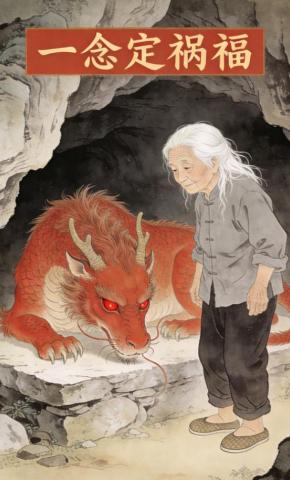 短剧《一念定祸福》海报