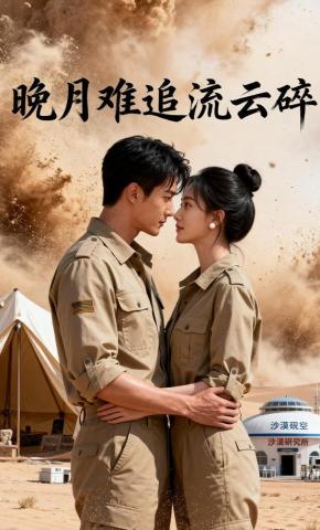 短剧《晚月难追流云碎》海报