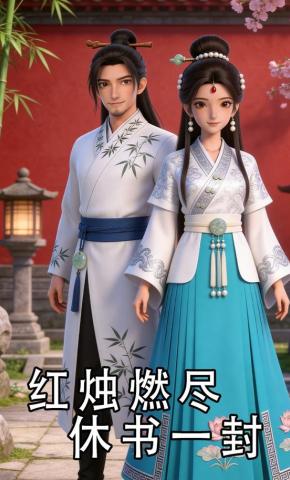 短剧《红烛燃尽休书一封》海报