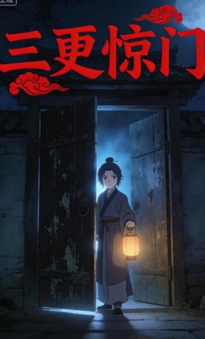 短剧《三更惊门》海报