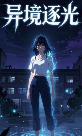 短剧《异境逐光》海报