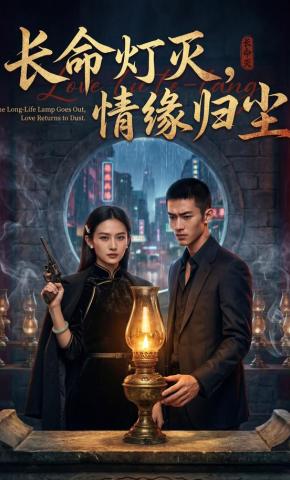 短剧《长命灯灭，情缘归尘》海报