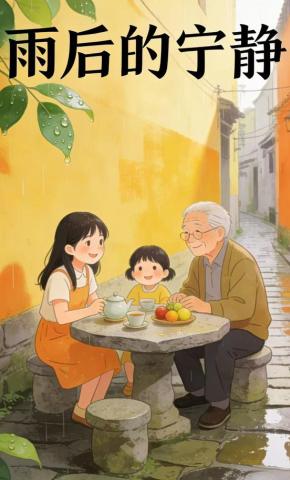 短剧《雨后的宁静》海报