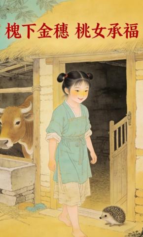 短剧《槐下金穗，桃女承福》海报