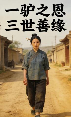 短剧《一驴之恩，三世善缘》海报