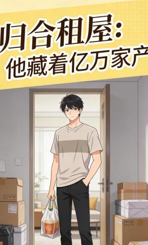 短剧《归合租屋:他藏着亿万家产》海报