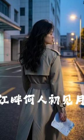 短剧《江畔何人初见月》海报