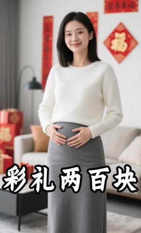 短剧《彩礼两百块》海报