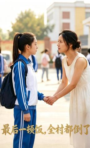 短剧《最后一顿饭，全村都倒了》海报