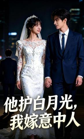 短剧《他护白月光，我嫁意中人》海报