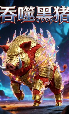 短剧《吞噬黑猪》海报