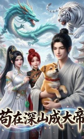 短剧《苟在深山成大帝》海报