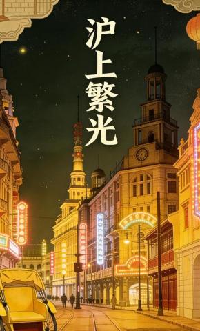 短剧《沪上繁光》海报