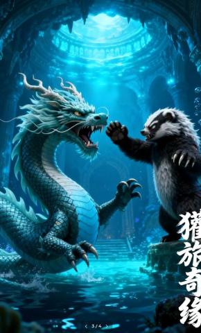 短剧《獾旅奇缘》海报