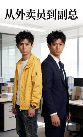 短剧《从外卖员到副总》海报