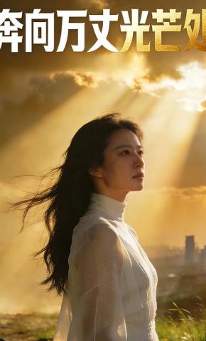 短剧《奔向万丈光芒处》海报