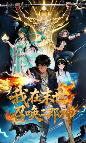 短剧《我在末世召唤二郎神》海报