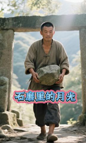 短剧《石磨里的月光》海报