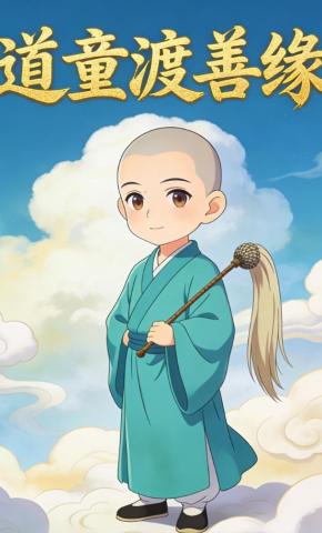 短剧《道童渡善缘》海报