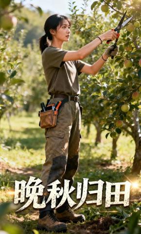 短剧《晚秋归田》海报