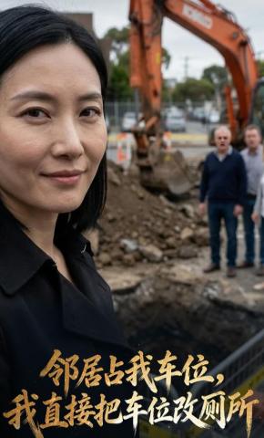 短剧《邻居占我车位，我直接把车位改厕所》海报