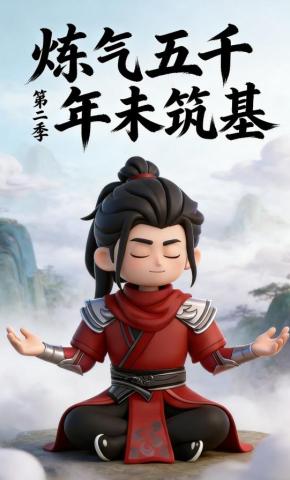 短剧《炼气五千年未筑基(第二季)》海报