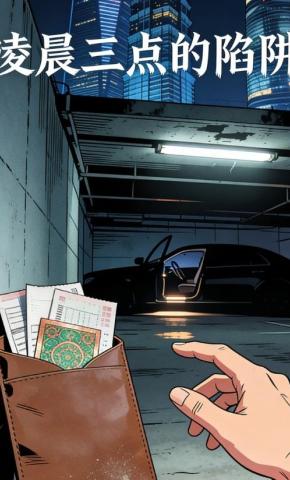 短剧《凌晨三点的陷阱》海报