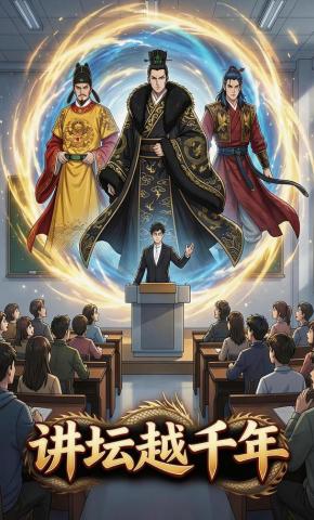 短剧《讲坛越千年》海报