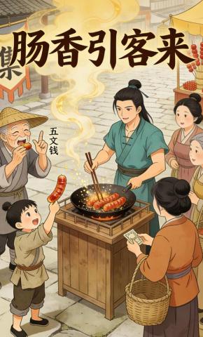 短剧《肠香引客来》海报