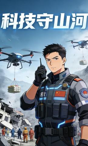 短剧《科技守山河》海报