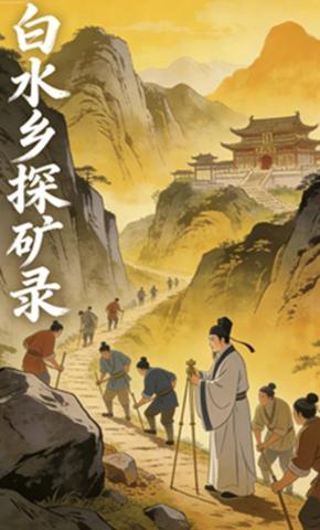 短剧《白水乡探矿录》海报