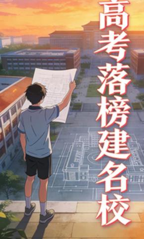 短剧《高考落榜建名校》海报