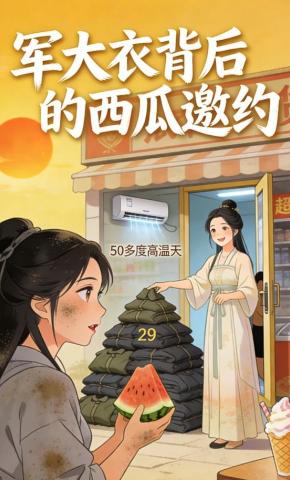 短剧《军大衣背后的西瓜邀约》海报