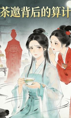 短剧《茶邀背后的算计》海报