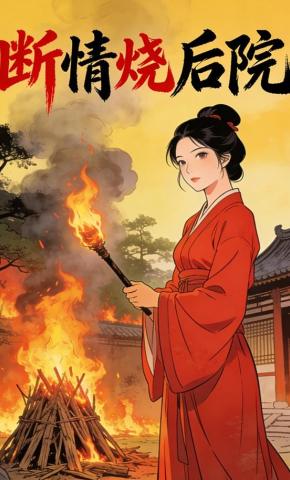 短剧《断情烧后院》海报