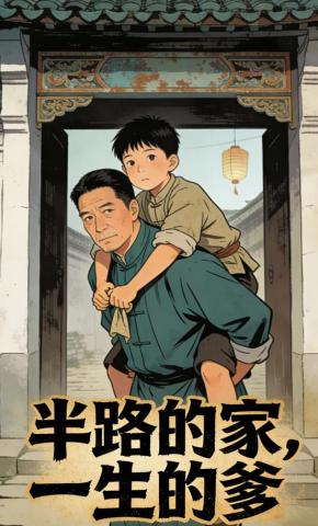 短剧《半路的家，一生的爹》海报