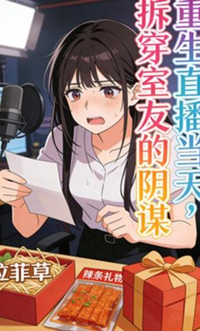 短剧《重生直播当天，拆穿室友的阴谋》海报
