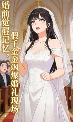 短剧《婚前觉醒记忆，假千金飒爆婚礼现场》海报