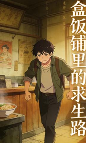 短剧《盒饭铺里的求生路》海报