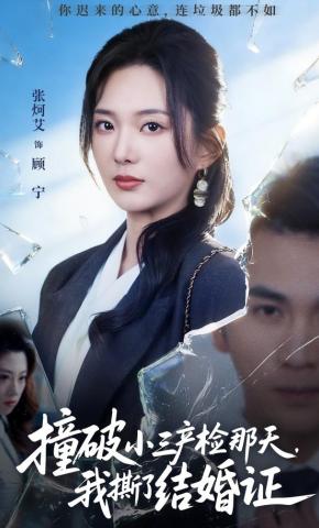 短剧《撞破小三产检那天，我撕了结婚证》海报