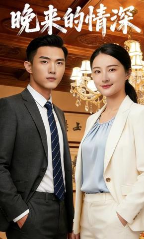 短剧《晚来的情深》海报