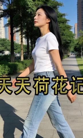 短剧《天天荷花记》海报