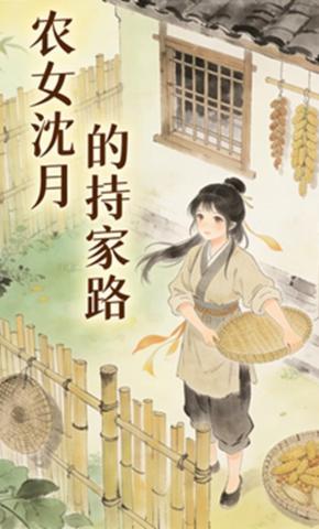 短剧《农女沈月的持家路》海报