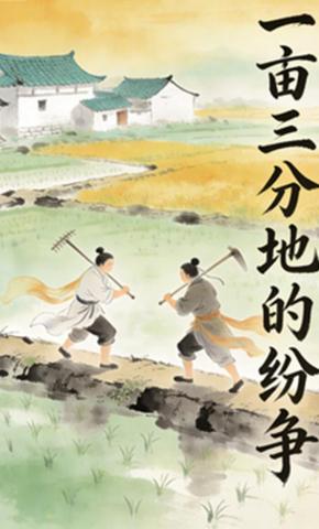 短剧《一亩三分地的纷争》海报