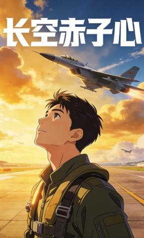 短剧《长空赤子心》海报