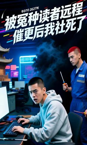 短剧《被冤种读者远程催更后我社死了》海报