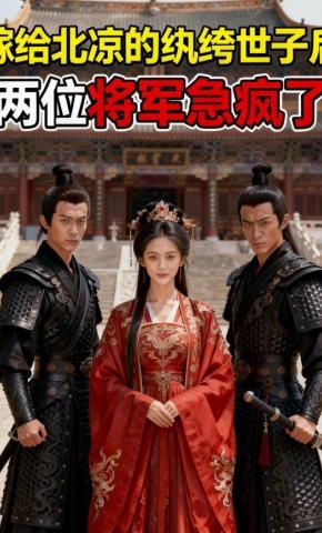 短剧《嫁给北凉的纨绔世子后，两位将军急疯了》海报